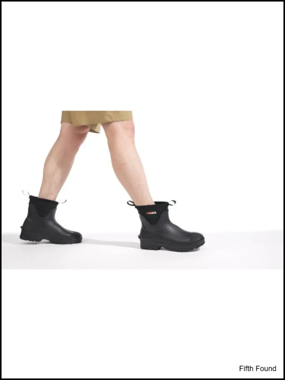 Chelsea Rain Boots Waterproof Neoprene Rubber Pull-On Ankle Garden Shoes